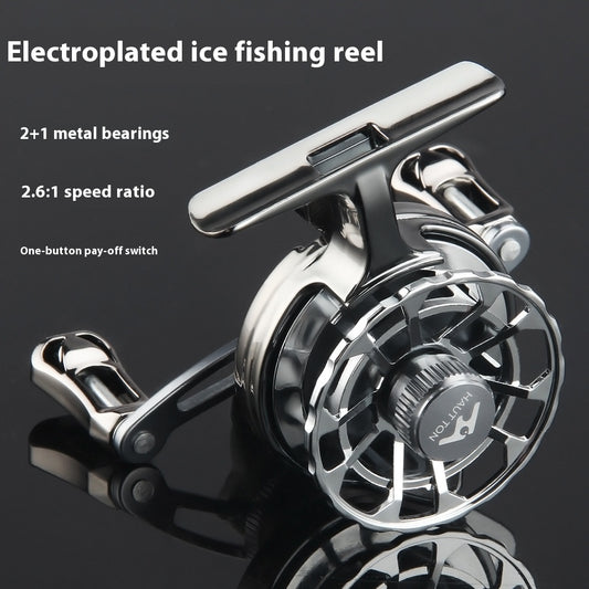 Ice Fishing Reel Winter Fishing Reel Raft Fishing Reel Double Arm High Leg Fishing Reel Point Release Line Raft Reel Front Fishing Reel