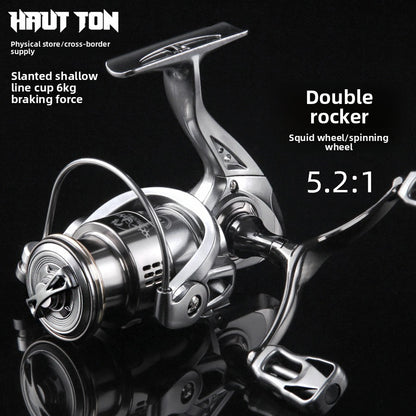 Mini Golf Lure Spinning Reel Stella Double Arm Fishing Reel Long Casting Micro Fishing Reel SW