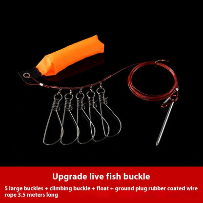 Haodun Little Yellow Duck Live Fish Clip Wholesale Metal Stainless Steel Lure Live Fish Clip Set Fish Lock Clip Fish Clip Wheel Fishing Clip