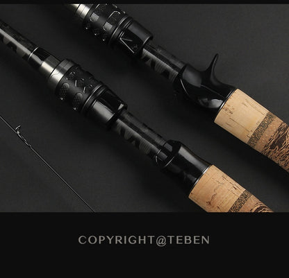 Full Set Fuji O-Ring Micro Object Worm Rod Large Taper Mouth Rod High Carbon Lure Long Casting Rod Carbon Soft Wood Ultra Light 68g