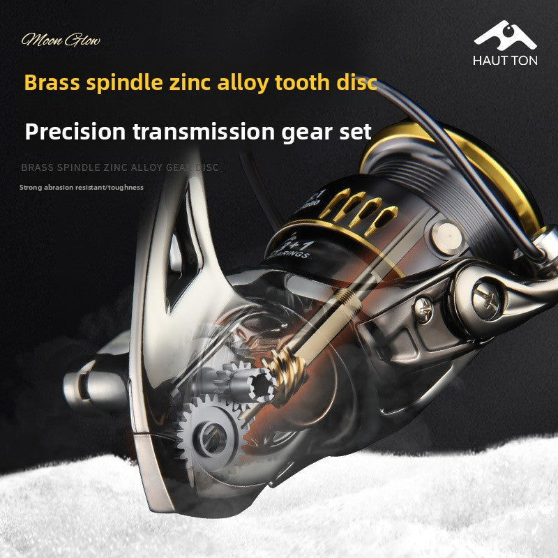 No Gap Fishing Reel Wholesale Fishing Reel 4.8:1 Speed Ratio Lure Micro Spinning Reel 800 Model Shallow Line Cup MG