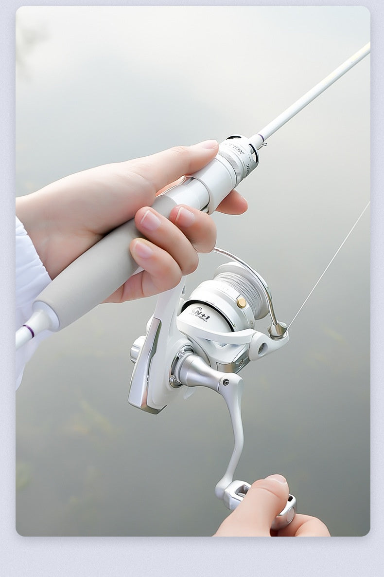 Wholesale Small White Rod Micro Lure Rod 1.68m UL Mouth Rod M Adjustable Long Casting Universal Rod Carbon Fiber Fishing Rod