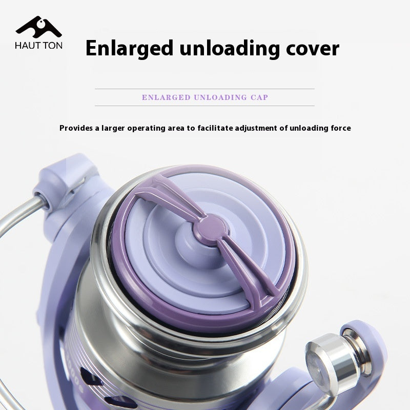 Gap-Free Lure Spinning Reel Wholesale Metal Line Cup Fishing Reel Micro Reel 4+1 Long Casting Fishing Reel Fishing Line Reel