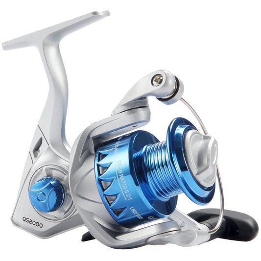Lure Spinning Reel 5.2:1 Gear Ratio Fishing Reel Sea Rod Reel Sea Fishing Reel Rock Fishing Reel QS Fishing Reel