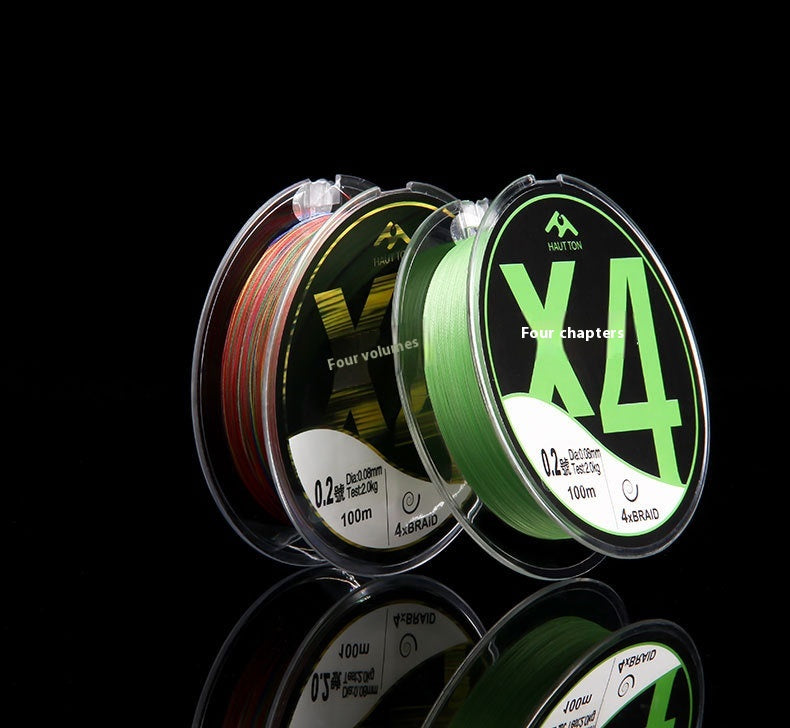 Lure Long Casting 4 Strands PE Line Micro Fishing Line 0.2 Line Dyneema Braided Fishing Line Main Fishing Line