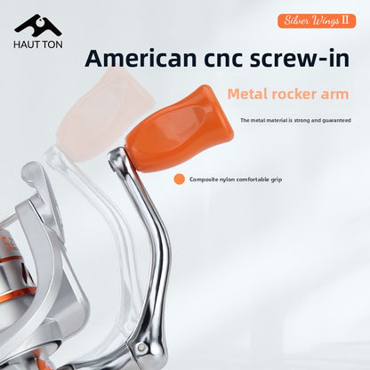 Screw-in Micro Lure Spinning Reel Gapless 2+1 Long Casting Fishing Reel Fishing Line Reel Micro Reel Sea Rod Reel