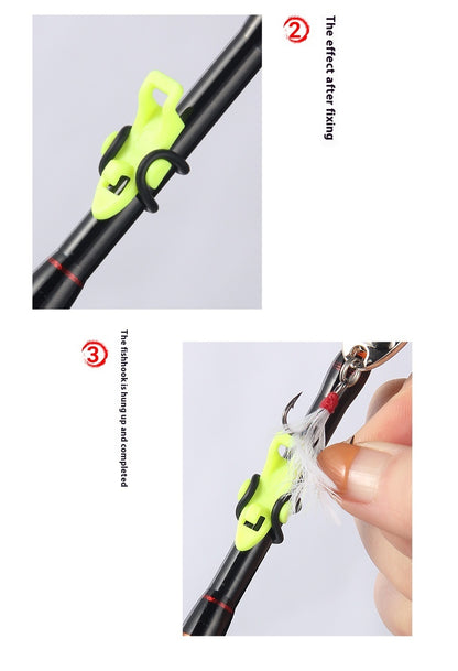 Lure Bait Hook Holder VIB Spinner Bait Holder Treble Hook Jig Head Storage Fixer Wholesale