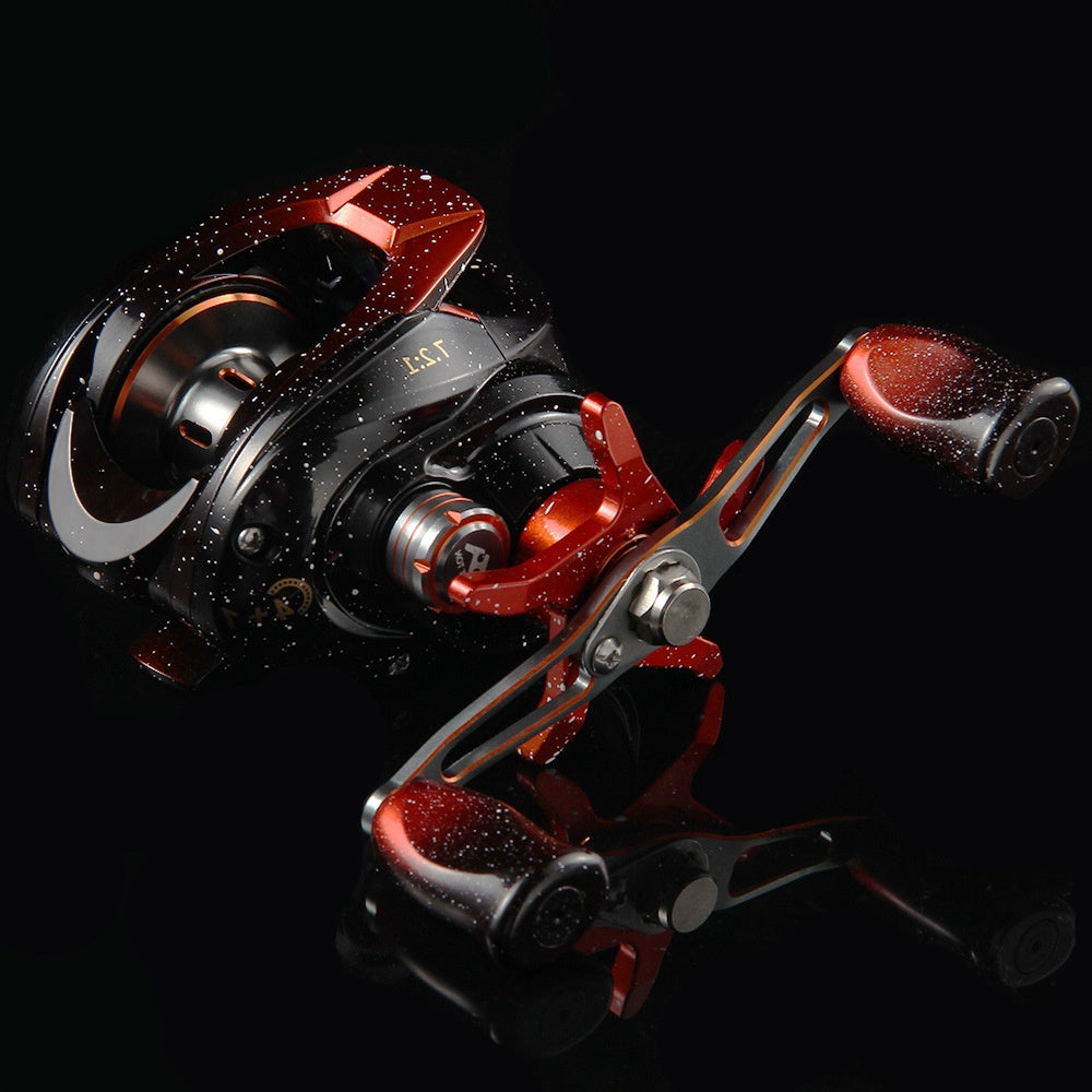 Lure Baitcasting Reel Wholesale Metal Long Casting Anti-Explosion Line Fishing Reel 7.2:1 Fishing Reel Cross-Border New Product Sea Fishing Reel