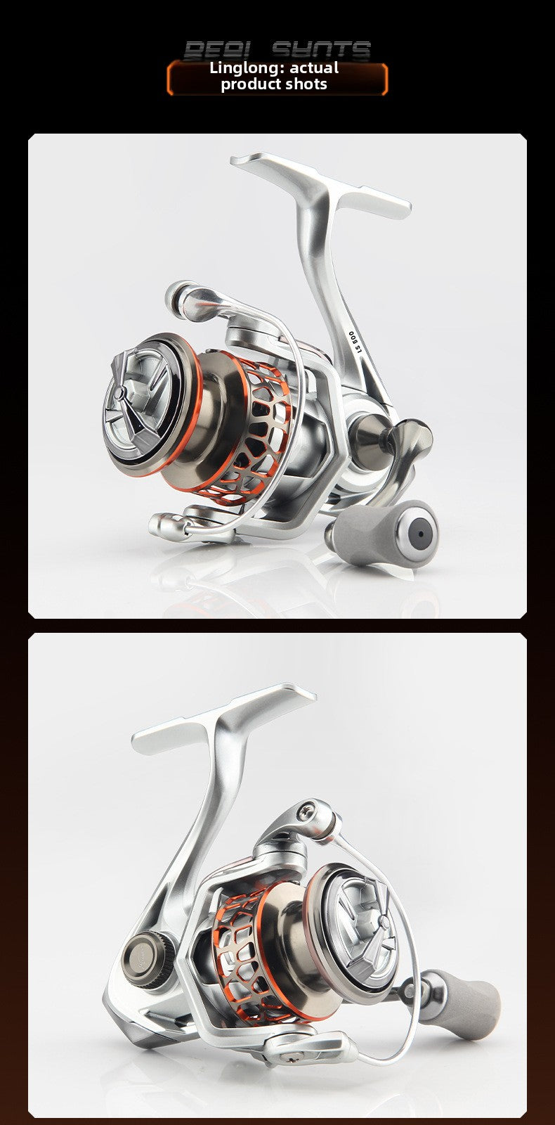 Linglong Spinning Reel Youth Edition Wholesale 2025 New Model Micro Lure Fishing Reel Only 109g Fishing Reel 5+1