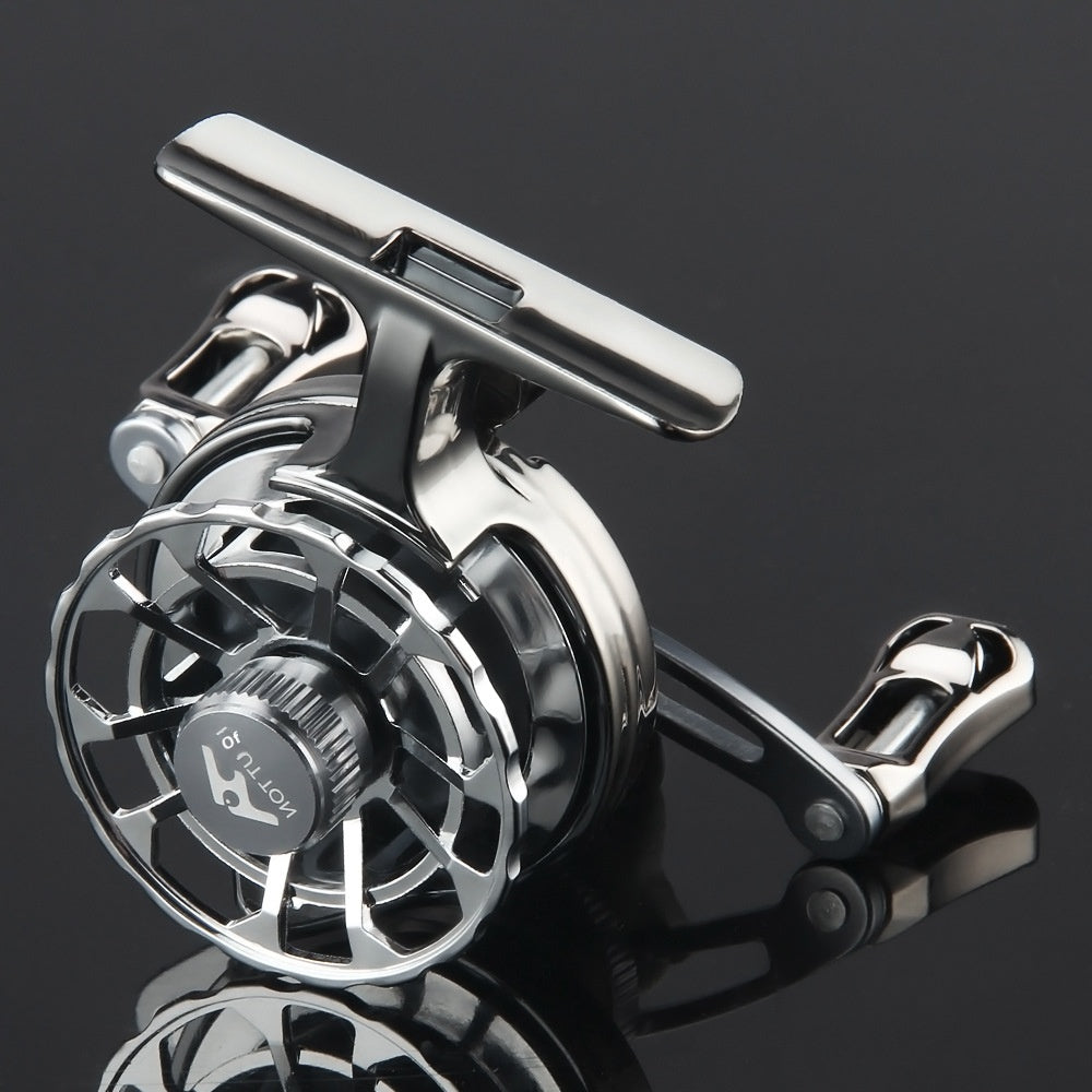 Ice Fishing Reel Winter Fishing Reel Raft Fishing Reel Double Arm High Leg Fishing Reel Point Release Line Raft Reel Front Fishing Reel