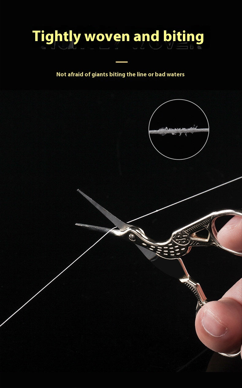 Eight Braid Fade-Resistant Lure Line Black Thunder Strong PE Line for Snakehead Fishing Powerful Horse Line X8 Fishing Line Main Line