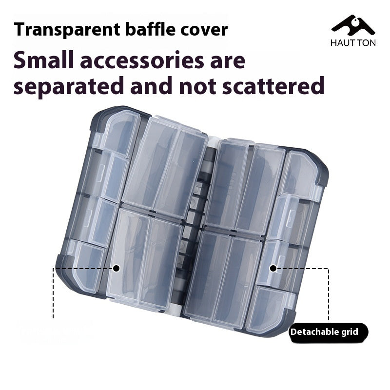 Lure Accessories Storage Box with Pins, Eight-Shaped Rings, Jig Head Hooks, Crankbaits, and Lead Sinkers, Detachable Space