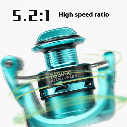 Spinning Reel Fishing Reel Full Metal Fishing Reel Lure Reel Stainless Steel Sea Rod Reel Genuine Fishing Line Reel Sea Fishing Reel DS