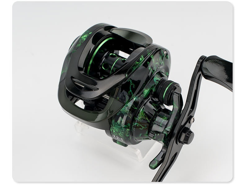 Anti-Explosion Line Water Drop Reel Wholesale Metal Lure Reel Long Casting Fishing Reel Lei Qiang Black Fishing Reel Sea Fishing Reel