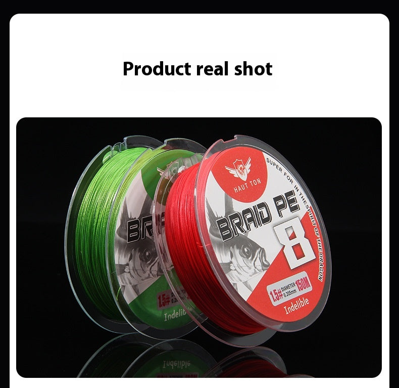 Fade-resistant 8-strand Long Casting PE Line Sub-line Fishing Line Main Line Big Fish Line Chinese Red Dali Horse Line Wholesale