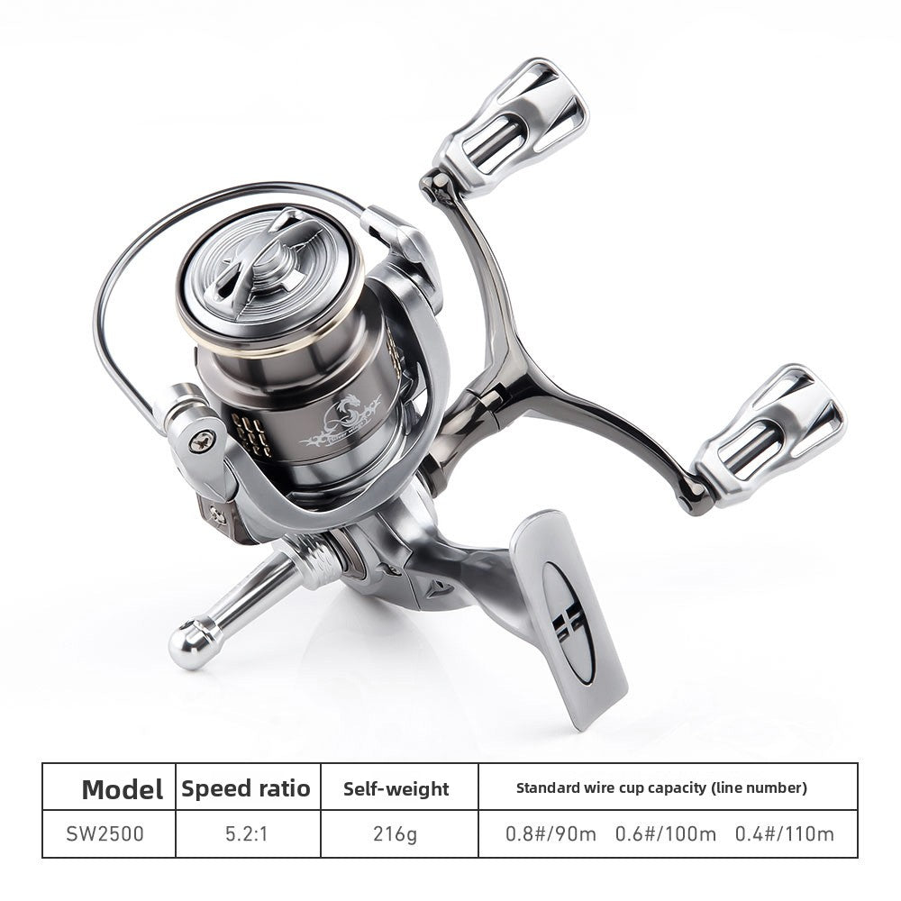 Mini Golf Lure Spinning Reel Stella Double Arm Fishing Reel Long Casting Micro Fishing Reel SW