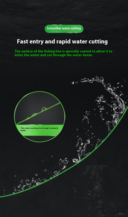 Eight Braid Green Lure PE Line Long Casting Smooth Powerful Horse Line Black Thunder Strong Line Fishing Main Line Wholesale Moxu