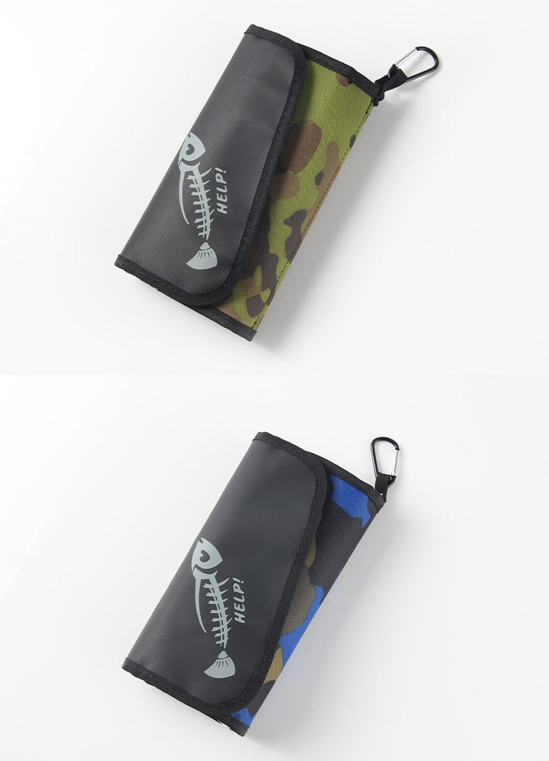 Soft Bait T-Tail Storage Bag Soft Worm Curved Tail Storage Bag Sealed Waterproof Large Capacity Fake Bait Includes Ziplock Bag