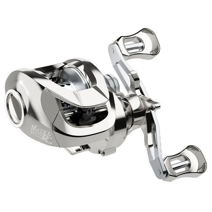Custom Lure Baitcasting Reel Long Casting Anti-Explosion Line Fishing Reel with Drag Alarm Metal Master