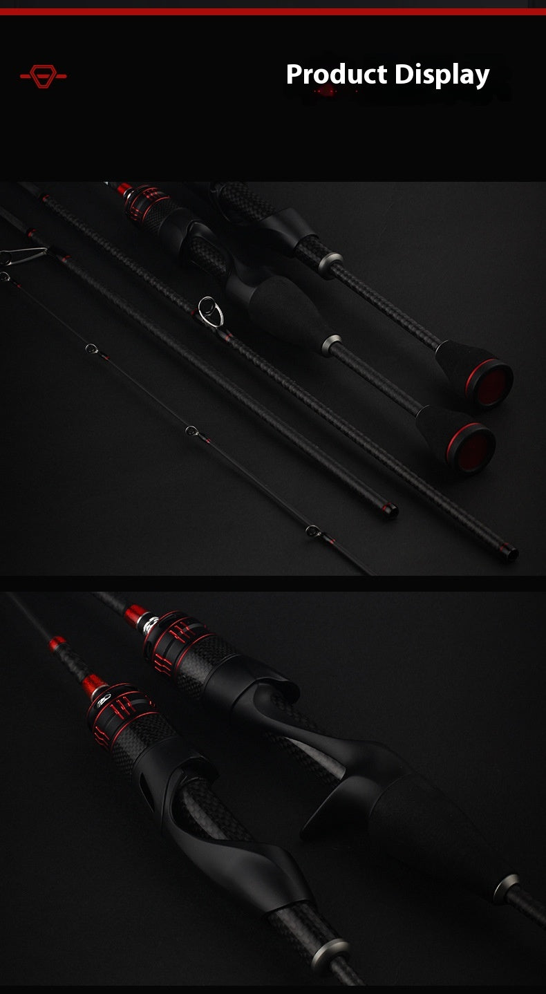 Full Set Fuji O-Ring Four-Section Micro Rod UL Ultra-Soft Multi-Section Lure Rod Teben Xiaosi Four-Mouth Rod 68g