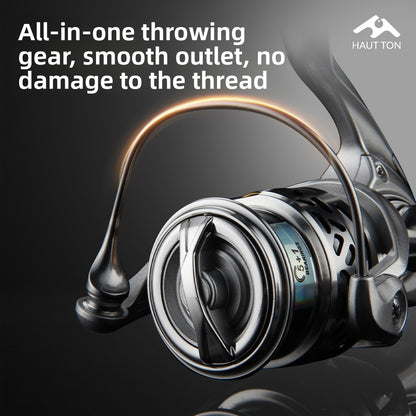Integrated Casting Line Baitcasting Reel Screw-in Micro Fishing Reel 500 Type 800 Type 5+1 Long Casting Fishing Reel