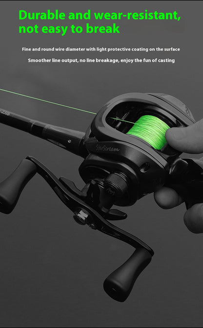 Fade-resistant 8-strand Long Casting PE Line Sub-line Fishing Line Main Line Big Fish Line Chinese Red Dali Horse Line Wholesale