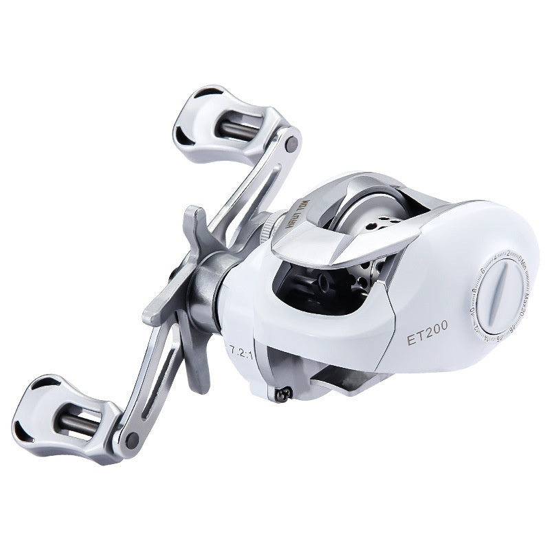 2025 New Model Small White Wheel Micro Lure Wheel Water Drop Wheel 7.2:1 Gear Ratio Fishing Wheel Hot-Selling Fishing Wheel ET