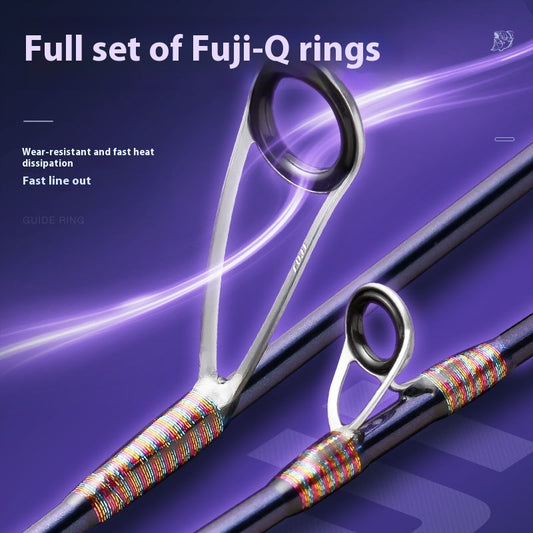 Jiannan Fishing Rod Wholesale UL Adjustable Micro Object Mouth Rod Full Set Fuji O Ring Fishing Rod Carbon Fishing Rod Wholesale