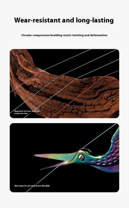 Lure Long Casting 4 Strands PE Line Micro Fishing Line 0.2 Line Dyneema Braided Fishing Line Main Fishing Line
