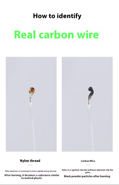 Leader Line Fishing Line Abrasion Resistant Lure Carbon Line Fishing Line Sub-line Japanese Original Silk Carbon Line Fishing Line Wholesale
