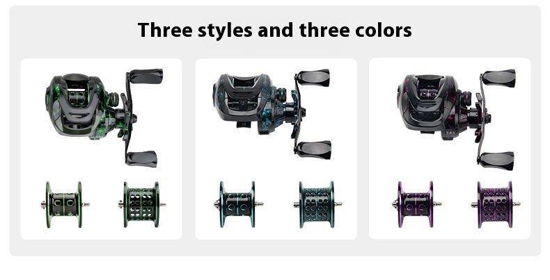 Anti-Explosion Line Water Drop Reel Wholesale Metal Lure Reel Long Casting Fishing Reel Lei Qiang Black Fishing Reel Sea Fishing Reel