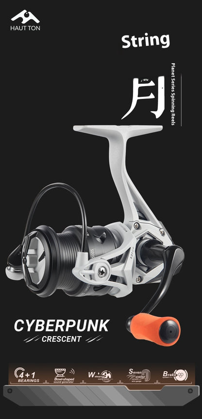 Seamless Lure Spinning Reel 4+1 Long Casting Reel 5.2:1 Universal Sea Fishing Reel Sea Rod Reel CC