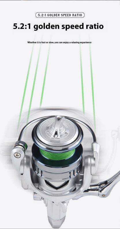 Micro Fishing Reel Small Golf Lure Spinning Reel Wholesale 5.2:1 Speed Ratio 3 New Fishing Reel FY