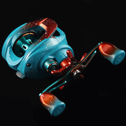 Lure Baitcasting Reel Wholesale Metal Long Casting Anti-Explosion Line Fishing Reel 7.2:1 Fishing Reel Cross-Border New Product Sea Fishing Reel