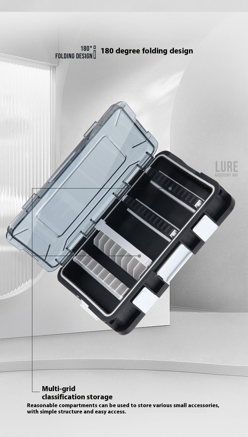Fake Bait Box VIB Wave Crawling Zigzag Dog Pencil Lure Storage Box Multiple Combinations Lure Accessories Storage