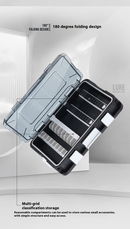 Fake Bait Box VIB Wave Crawling Zigzag Dog Pencil Lure Storage Box Multiple Combinations Lure Accessories Storage