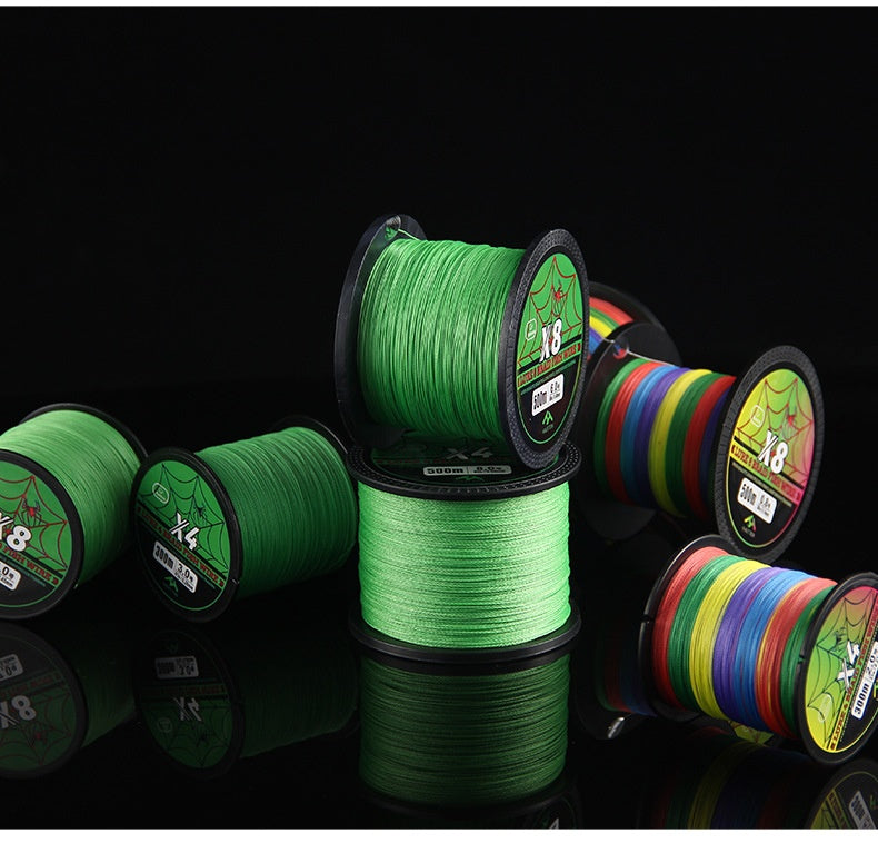 500.8m Strand Strong Horse Line 300.4m Strand Anti-Bite PE Lure Line Wholesale 10.1m Colors Sea Fishing Line