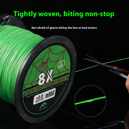 500.8m Strand Strong Horse Line 300.4m Strand Anti-Bite PE Lure Line Wholesale 10.1m Colors Sea Fishing Line