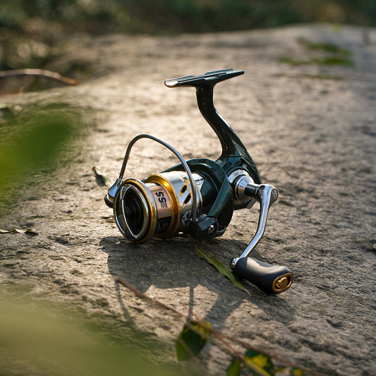2025 New Micro Fishing Reel Lure Casting Spinning Reel 4+1 Bearings 5.2:1 Horse Mouth White Strip Fish Reel