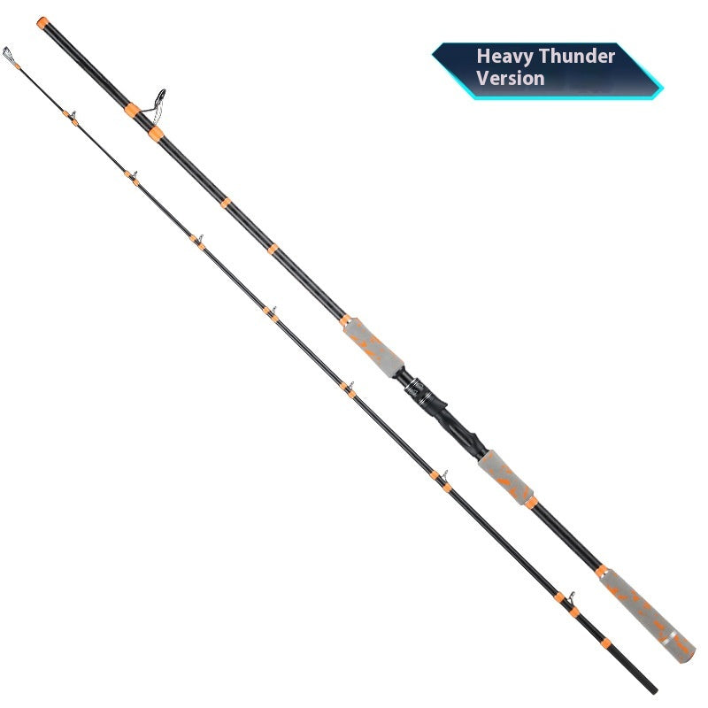 XXH Super Hard Thunder Strong Rod Light Thunder Heavy Thunder Universal XH Long Casting Lure Rod Heavy Grass Area Snakehead Fishing Rod 2.4m