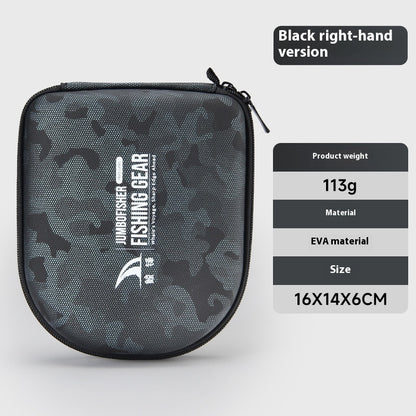 Whale Front Lure Baitcasting Reel Universal Camouflage Storage Bag Thickened Shockproof Fishing Reel Protective Bag Wholesale Fishing Reel Protective Bag