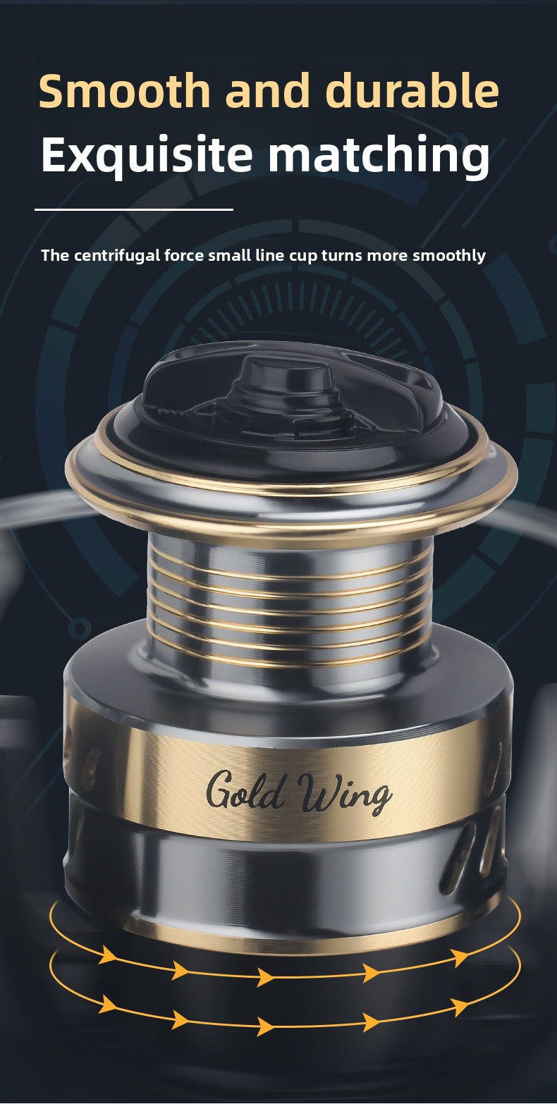 Lure Spinning Reel Fishing Reel Full Metal Line Cup Sea Rod Reel Anchor Fish Reel Long Casting Reel Fish Reel GW