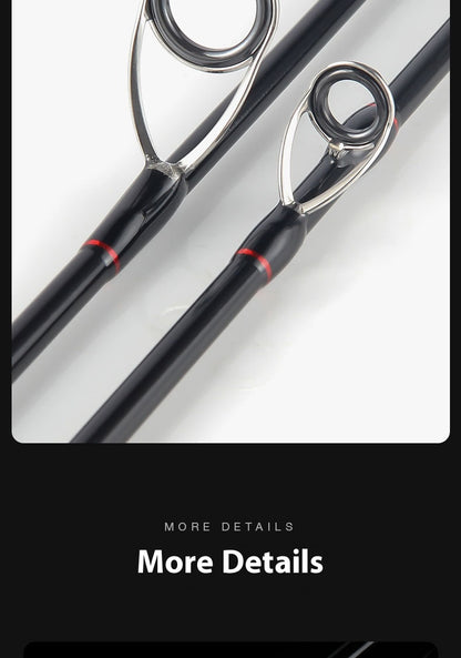 Carbon Cork Lure Rod Wholesale M Adjustment 2.19m Long Casting Fishing Rod ML Hardness Fishing Rod Ice Flame