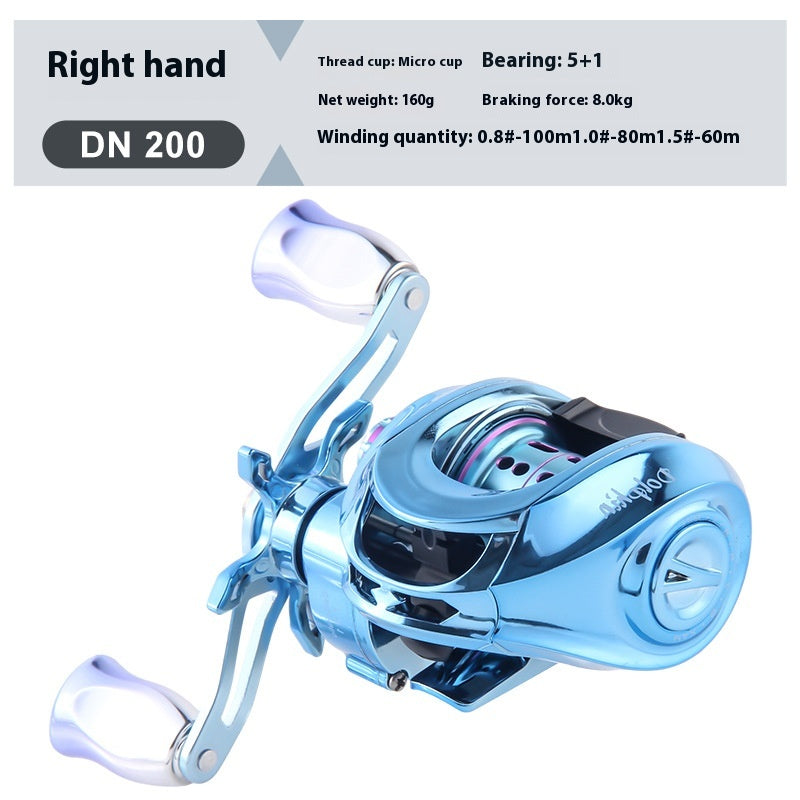 Triple Brake Anti-Explosion Line Water Drop Reel Lure Casting Reel 5+1 Micro Fishing Reel Cross-Border Fishing Reel DN