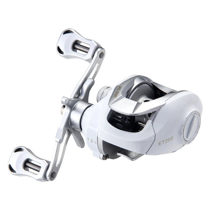 2025 New Model Small White Wheel Micro Lure Wheel Water Drop Wheel 7.2:1 Gear Ratio Fishing Wheel Hot-Selling Fishing Wheel ET