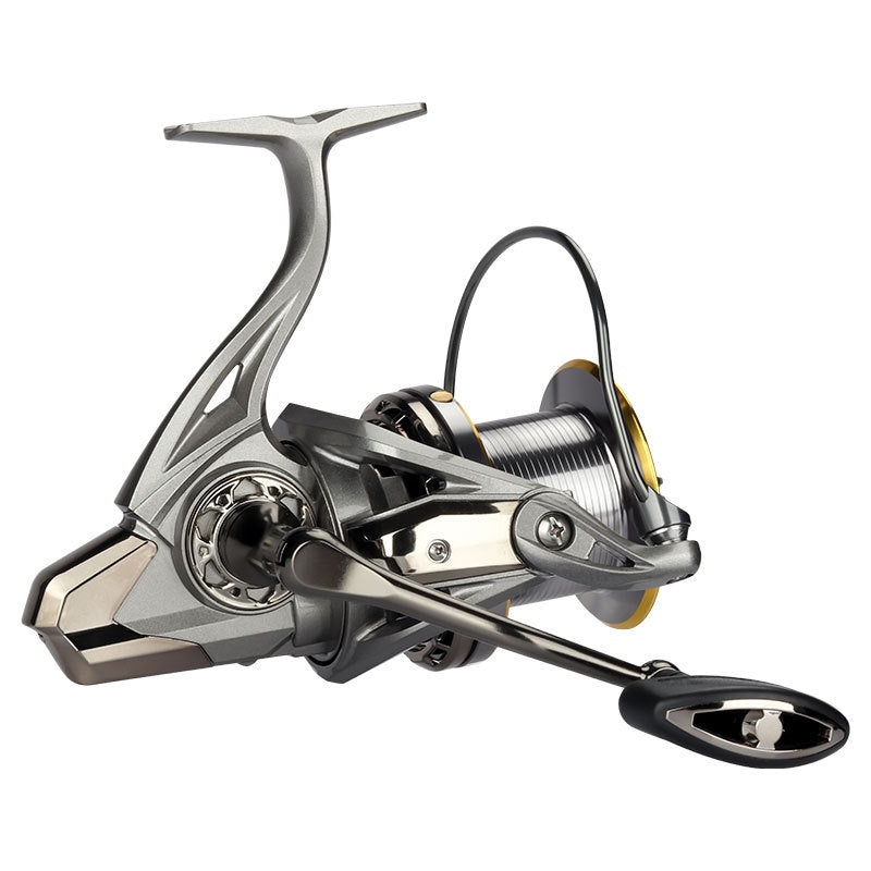 Long Casting Spinning Reel Micro Reel Full Metal Spool Slant Mouth Anchor Fishing Reel Big Fish Giant Fish Fishing Reel Casting Rod Sea Fishing Reel