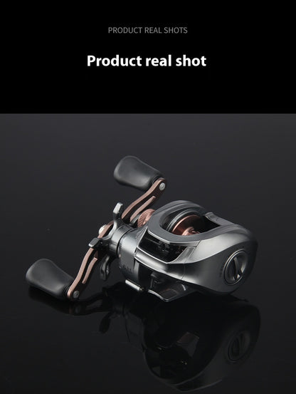 Micro Lure Baitcasting Reel Wholesale 6.3:1 Gear Ratio with Drag Alarm Long Casting Fishing Reel 5+1 Fishing Line Reel