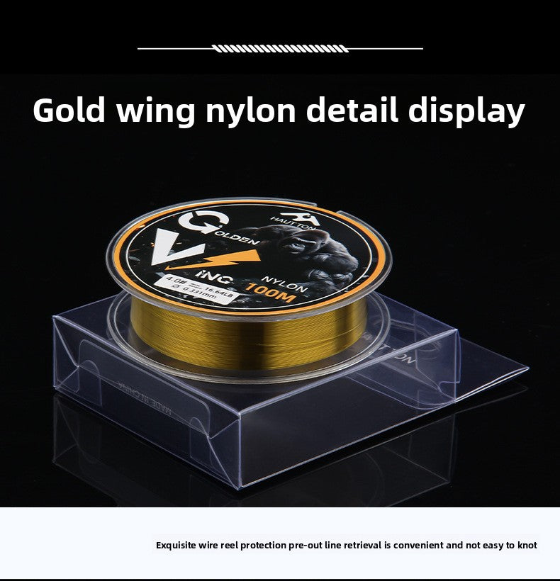 100m Lure-Specific Nylon Line Fishing Line Main Line Strong Heavy-Duty Line Long Cast Rock Fishing Fishing Line Subline