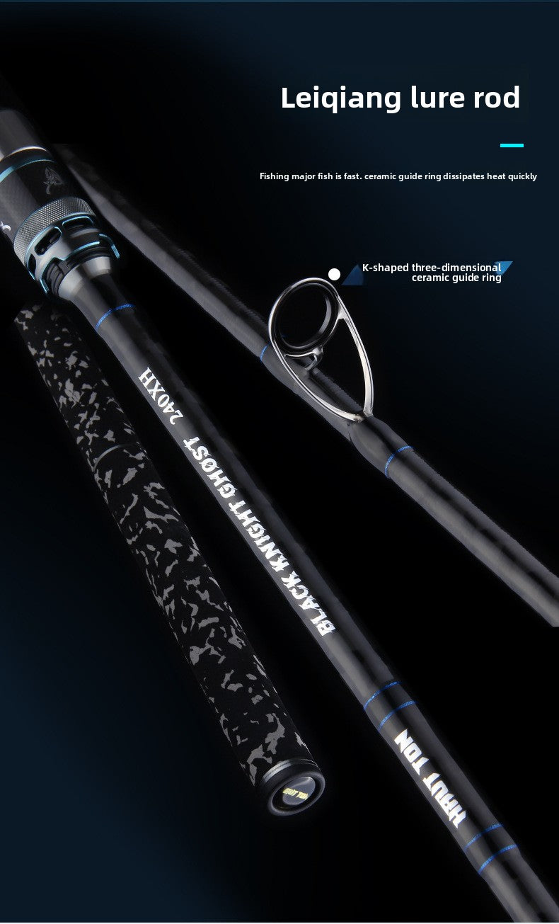 XXH Super Hard Thunder Strong Rod Light Thunder Heavy Thunder Universal XH Long Casting Lure Rod Heavy Grass Area Snakehead Fishing Rod 2.4m