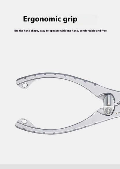 Multifunctional Micro Lure Pliers with Anti-Lost Rope, Rust-Resistant Aluminum Alloy Pliers for Hook Removal, Ring Opening, and Lead Pressing Lure Pliers
